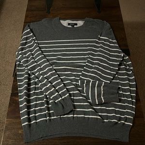 Johnnie-O crew neck striped sweater.